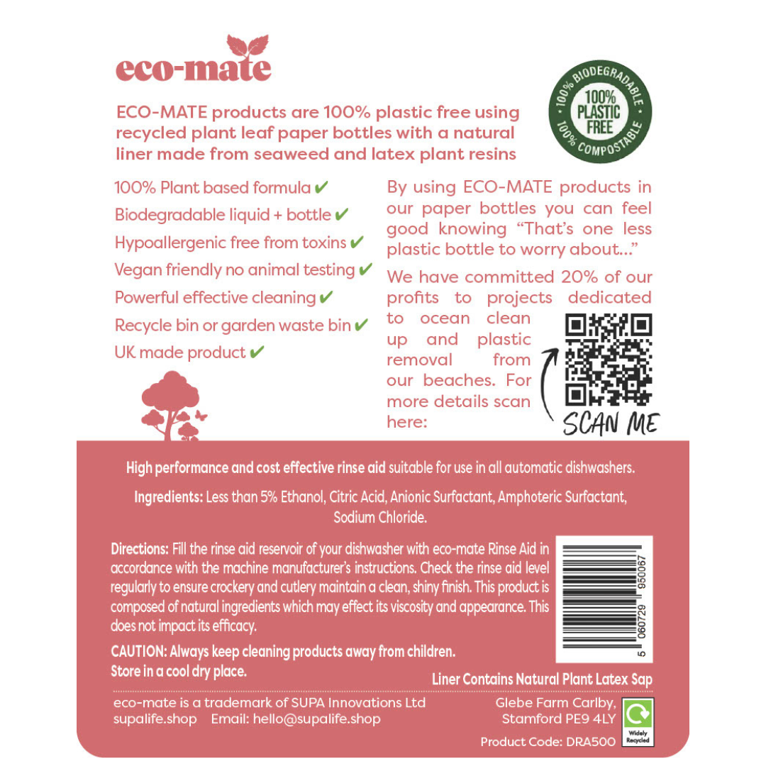 Eco Dishwasher Rinse Aid